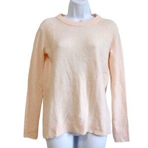 Loft pale pink sweater with Back cut out detail, Size SP